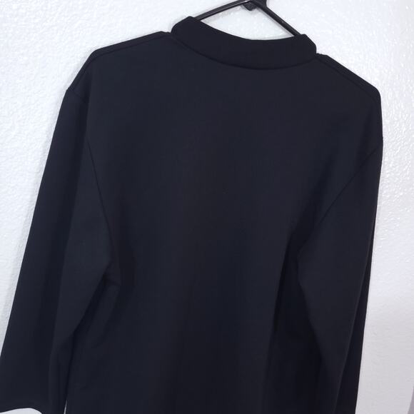 Item Eyes Cardigan Women Size Medium Black Sweater Open Front - Picture 9 of 10